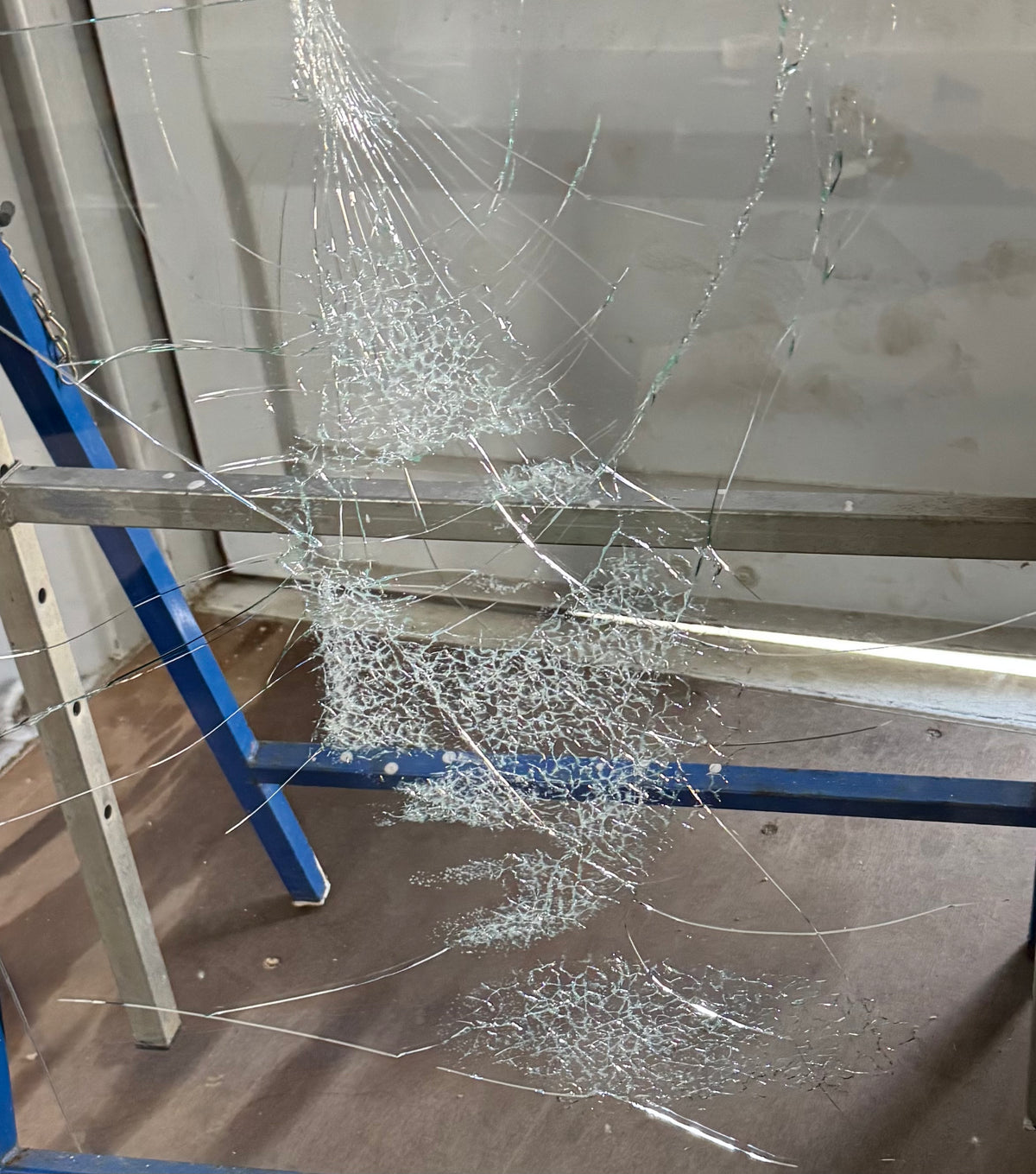 Glass artwork detail